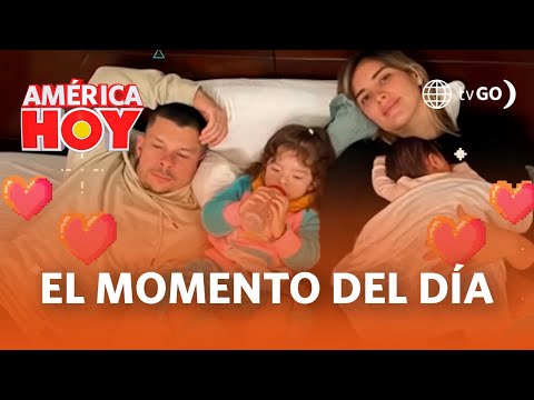 América Hoy: Korina Rivadeneira y Mario Hart hablaron de sus días como papás por segunda vez (HOY)