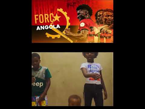 Crianças Homenageam a Seleção Angola - Força Angola