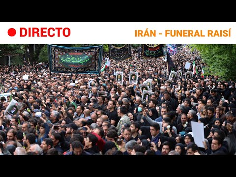IRÁN: MILES de CIUDADANOS acompañan el CORTEJO FÚNEBRE del PRESIDENTE EBRAHIM RAISÍ | RTVE