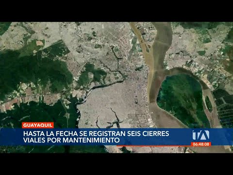 ATM informó que existen 6 cierres viales importantes en Guayaquil