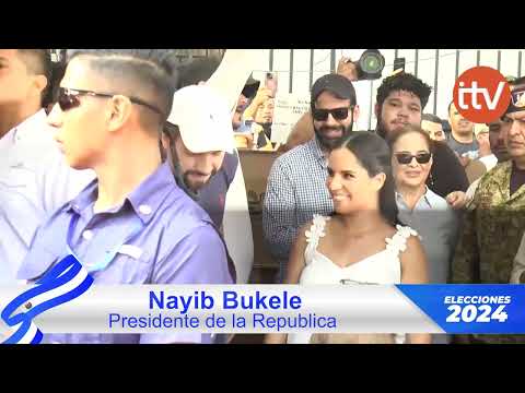 Voto del Presidente de la Republica de El Salvador, Nayib Bukele
