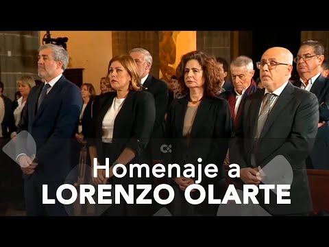 Canarias rindió homenaje a Lorenzo Olarte en su misa funeral