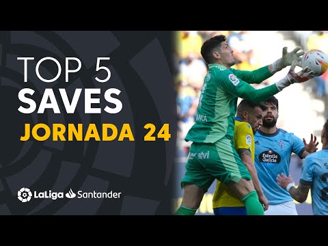 TOP Paradas Jornada 24 LaLiga Santander 2021/2022