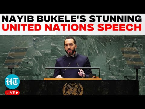 United Nations LIVE | El Salvador President Nayib Bukele UN Address | UNGA | UN Summit