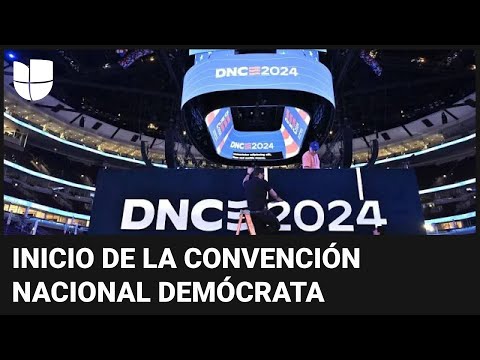 En un minuto: Inicia la Convención Nacional Demócrata que nominará a Kamala Harris y Tim Walz