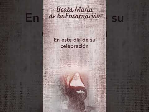 Oración a la Beata María de la Encarnación #SantoDelDía  #TeleVID #Shorts