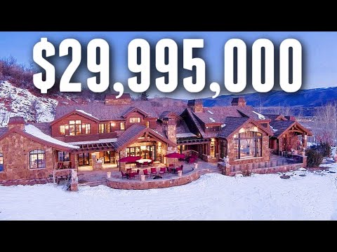 Touring a $29,995,000 Mountainside MEGA MANSION