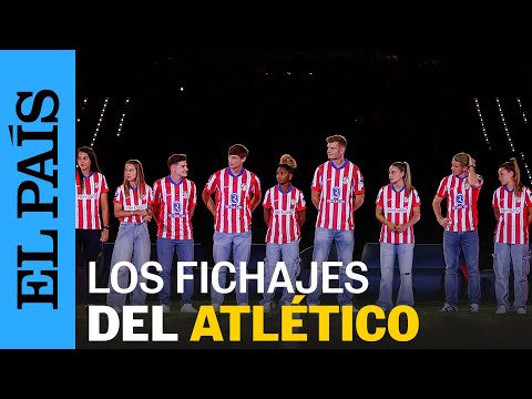 FÚTBOL | El Atlético de Madrid recibe a sus nuevos fichajes masculinos y femeninos