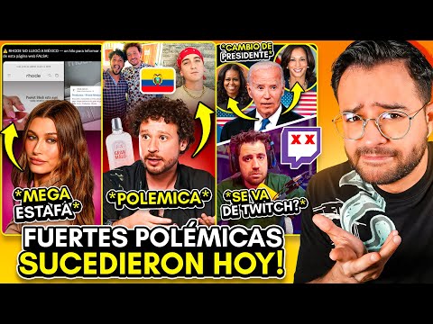 LUISITO desata POLÉMICA en ECUADOR! INFLUENCERS funadas! ESTAFA VIRAL! JOE BIDEN remplazado! AURON!