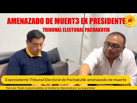 Ahora el poder a la brava: Miren la Denuncia del Ex presidente del Tribunal Electoral de Pachakutik