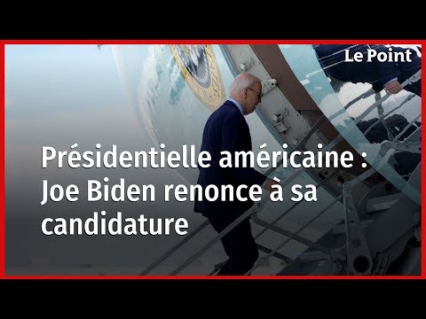 Présidentielle américaine : Joe Biden renonce à sa candidature