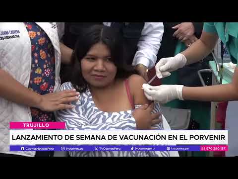Lanzamiento de semana de vacunación en El Porvenir