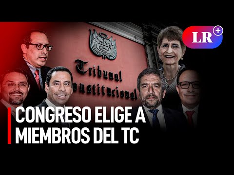 Congreso eligió a miembros del Tribunal Constitucional | EN VIVO