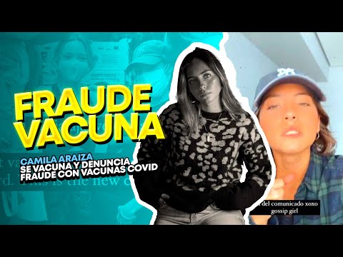 Camila Araiza se vacuna y denuncia fraude con vacunas Covid