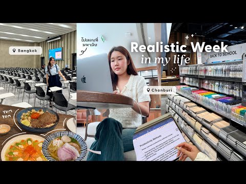 RealisticWeekᡣ𐭩•สัปดาห์ทำงา