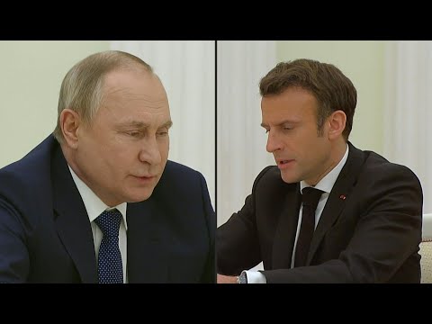 Début de la rencontre Poutine-Macron sur la crise ukrainienne | AFP Images