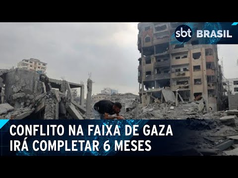 Pressão cresce sob o governo de Israel pelo fim do conflito | SBT Brasil (06/04/24)