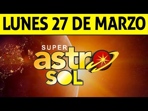 Resultado de ASTRO SOL del Lunes 27 de Marzo de 2023 | SUPER ASTRO