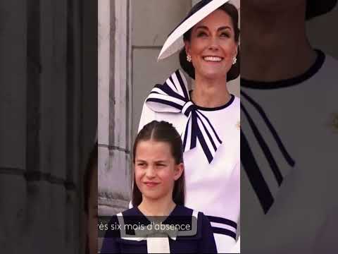 Kate Middleton de retour - sa 1e?re apparition depuis 6 mois pour l'anniversaire du Roi Charles III