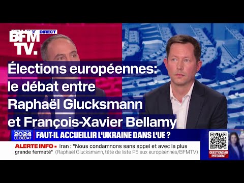 Élections européennes: le débat entre Raphaël Glucksmann et François-Xavier Bellamy en intégralité