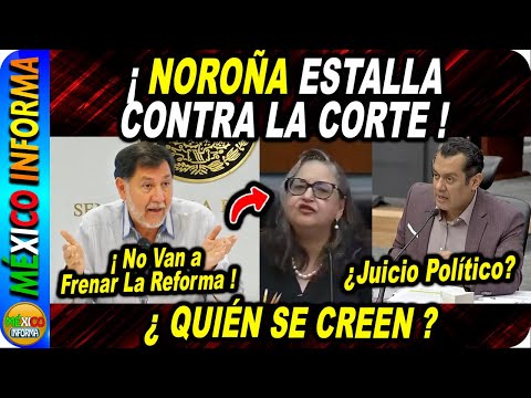 NOROÑA ESTALLA CONTRA LA CORTE: ESTÁN VI0LANDO LA CONSTITUCIÓN ¿QUIÉN SE CREEN? DURO MENSAJE.