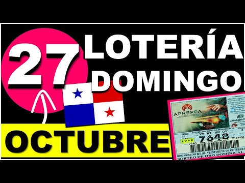 Resultados Sorteo Loteria Domingo 27 de Octubre 2024 Loteria Nacional Panama Sorteo Dominical de Hoy