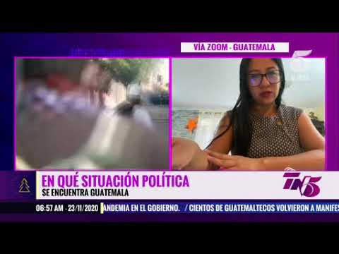 Diputada de Guatemala    expresa que manifestación son el detonante ante un presupuesto criminal