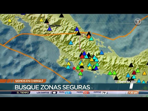 Expertos explican razones de los últimos sismos registrados en Chiriquí