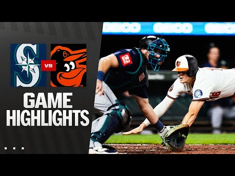 Mariners vs. Orioles Game Highlights (8/13/25) | MLB Highlights