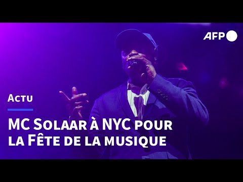 MC Solaar et Hyphen Hyphen en pèlerinage à New York pour la fête de la musique | AFP