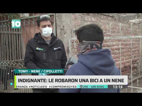 #Noticias10 | ¡Indignante! le robaron la bici a un nene de Cipolletti