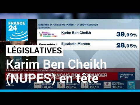 Législatives : le candidat NUPES en tête dans la 9e circo. des Français de l'étranger