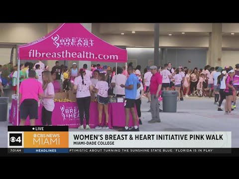 South Florida gathers for the Women's Pink Walk for cancer prevention