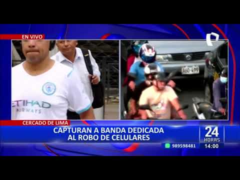 Cercado de Lima: cae la banda criminal Los delivery de Conde de la Vega (2/2)