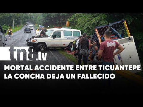 Lo sorprende la muerte cuando auxiliaba a víctimas de un vuelco en La Concha - Nicaragua