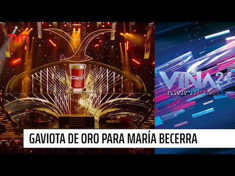 ¡María Becerra es premiada con la Gaviota de Oro en Viña 2024!  | #Viña2024