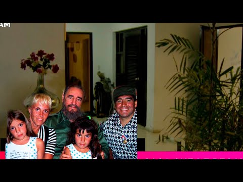 La imágenes de la casa que le regaló Fidel Castro a Diego Maradona en Cuba