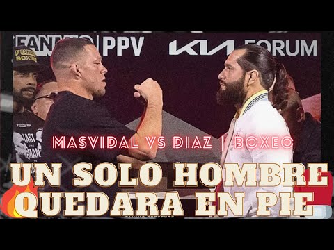 JORGE MASVIDAL es mejor striker que NATE DIAZ, va a ganar en boxeo #joxeo #boxing