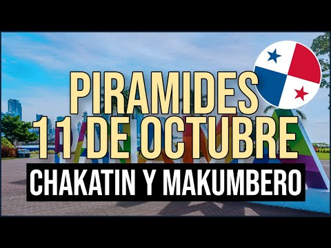 Pirámide Lotería de Panamá Miércoles 11 de Octubre 2023 - Pirámide de Chakatin y de Makumbero