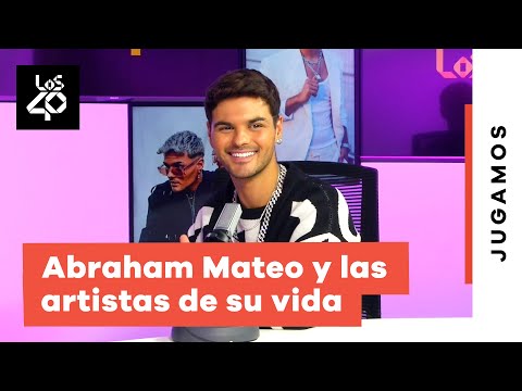 ABRAHAM MATEO y las artistas de su vida: ANA MENA, BELINDA, BECKY G, SOFÍA REYES o JLO | LOS40