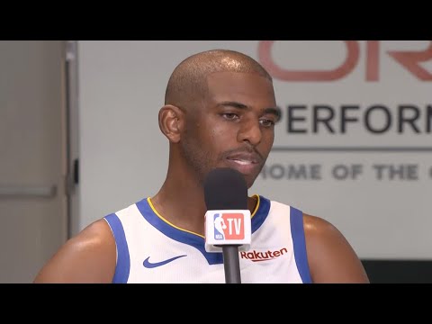 Chris Paul on Warriors Lineup Questions: Good problem to have | NBA Media Day 2023