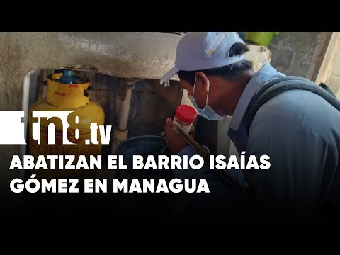 Aplican abatización para evitar el «zancudero» en barrios de Managua - Nicaragua