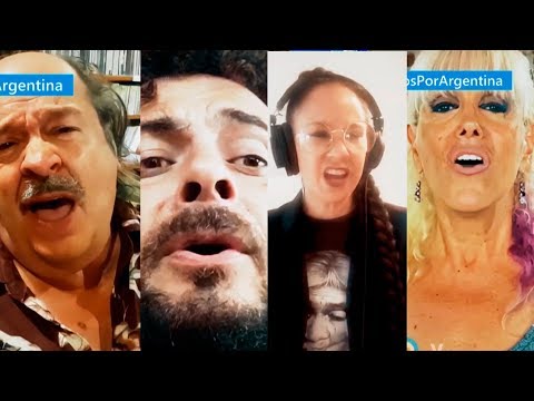 ¡Pura emoción! El Himno nacional cantado por todos los artistas argentinos