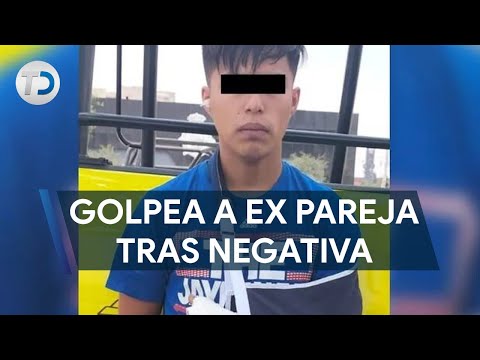 Joven con cabestrillo golpea a su ex pareja en Monterrey tras negativa para reanudar relación