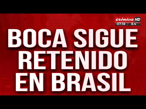 Copa Libertadores: Boca sigue retenido en Brasil