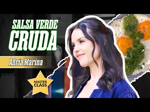 Salsa verde cruda: una receta por Adria Marina en la Master Class | MasterChef Celebrity