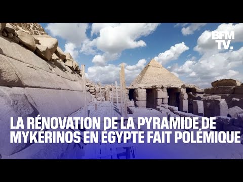 Égypte: le début des rénovations de la pyramide de Mykérinos fait polémique