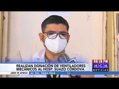 Realizan donación de ventiladores mecánicos al Hospital Suazo Córdoba de La Paz