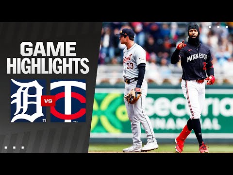 Tigers vs. Twins Game Highlights (4/20/24) | MLB Highlights