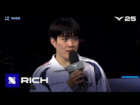 DRX Rich 인터뷰 | DRX vs BFX | 08.16 | 2025 LCK